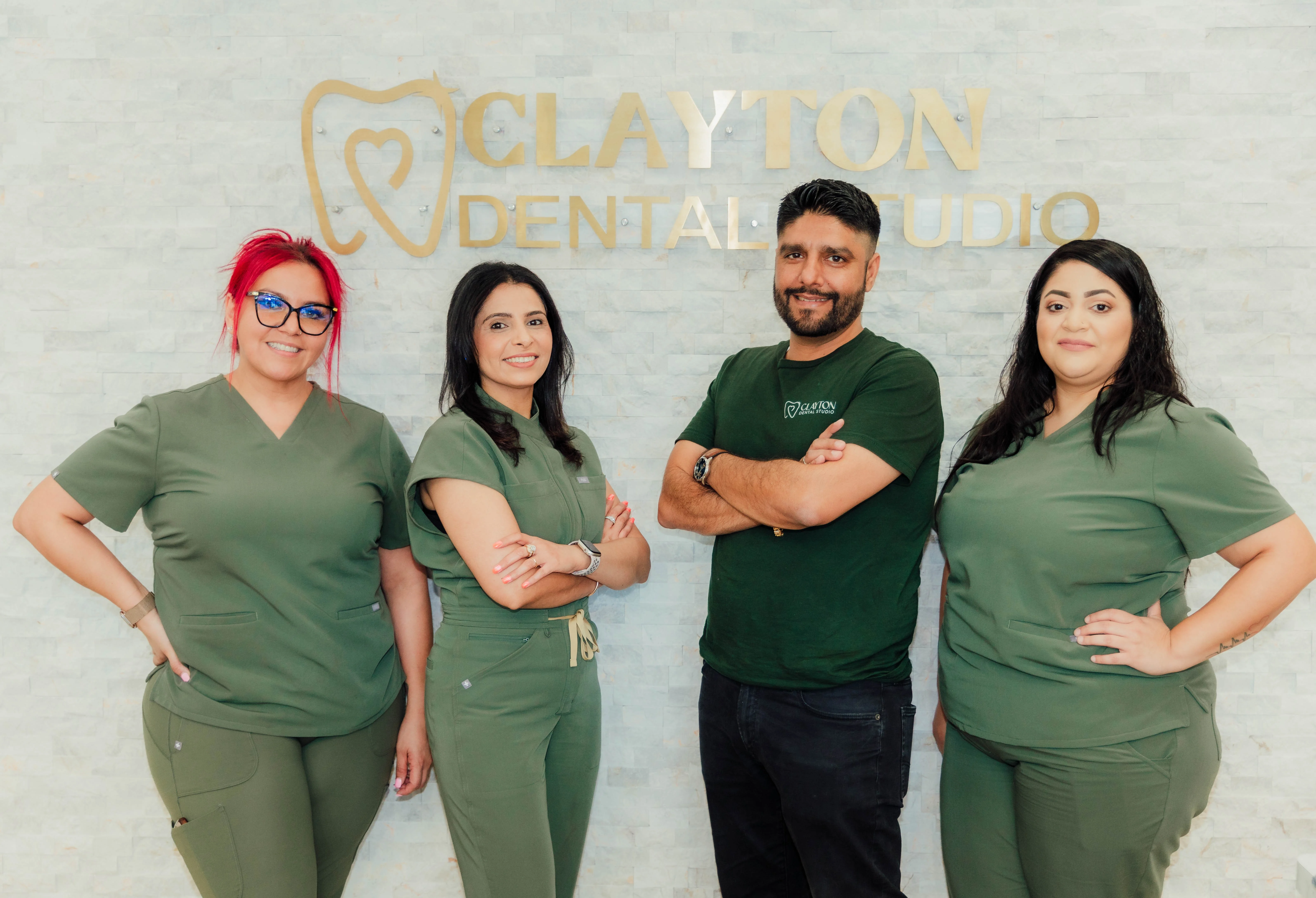 Dr. Navneet Kamboj and dental care team at Clayton Dental Studio providing patient-centered dentistry in Kingwood, TX” - Placement: After “About Dr. Navneet Kamboj, DDS” section - Purpose: Build trust and humanize the practice